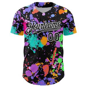Maillot de baseball personnalisé à boutons, 100 % coton biologique, sérigraphie, antibactérien, col en V, bretelles en T, manches courtes, sport - Product Image 2