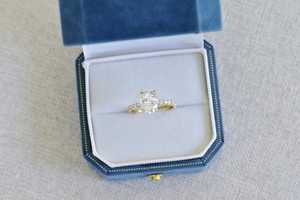 Bague en or jaune 14 carats avec diamant CVD de laboratoire certifié IGI 4 carats VS1 couleur F, bijoux fins pour femmes, design luxueux - Product Image 4