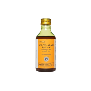 Aceite Herbal Ayurvédico Nalpamaradi de Doscientos ML para un Brillo Profundo de la Piel, Acondicionamiento del Cuero Cabelludo, Cuidado Natural de la Piel y el Cabello - Product Image 1