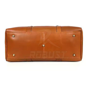 Pakistan Made Wholesale Price High Quality Leather Duffle Bags with Polyester Lining Sport Large Capacity Outdoor Use - Product Image 2