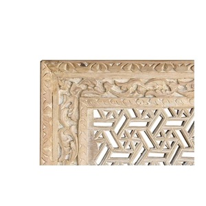 Miroir pleine longueur arqué de luxe pour la décoration de chambre à coucher, bordure élégante faite à la main avec un style intemporel inspiré des palais - Product Image 3