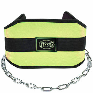 Ceinture de musculation personnalisée pour adultes avec logo, ceinture de dips avec chaîne en acier pour tractions et dips avec poids, ceinture de dips lestée pour la gym - Product Image 6