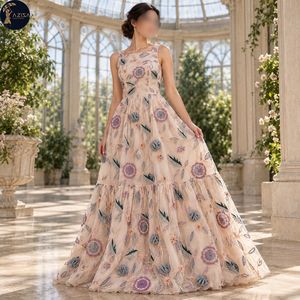 Tissu en filet brodé de fleurs avec des fleurs perlées violettes |   Applique en feuilles argentées vertes et roses grises pour robe de soirée élégante - Product Image 4