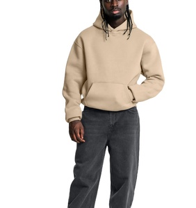 เสื้อมีฮู้ดผ้า50% โพลีเอสเตอร์300กรัมสำหรับผู้ชายขนาดใหญ่พิเศษพิมพ์โลโก้ขนาดพิเศษ50% ตามสั่ง - Product Image 3