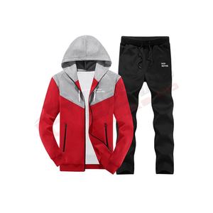 Vêtements de gym Vêtements décontractés Logo personnalisé Printemps Fermetures à glissière noires Col montant Polyester Fitness Vêtements d'extérieur pour hommes Survêtements de mode - Product Image 3