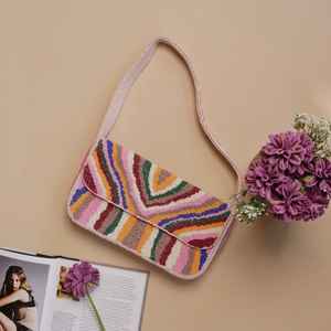 Bolsos de hombro artesanales con cuentas, estilo bohemio, profesionales, ecológicos, ligeros, de lujo y a la moda, de Glowin Fashion - Product Image 5