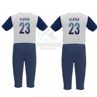 Nouvelle conception d'uniformes de baseball personnalisés pour hommes adultes, fabriqués en tissu 100% polyester de haute qualité avec une coupe respirante et confortable
