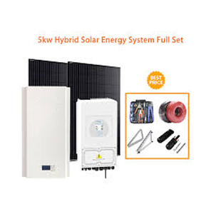 Sistema de Energía Solar Híbrido Todo en Uno de 5KW 8KW 10KW 12KW 15KW 20KW 25KW 30KW con Inversor, Batería y Paneles Solares Integrados - Product Image 3