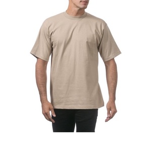 Nouveauté T-shirt pour homme en tissu éponge 100% coton respirant extensible grande taille - Product Image 6