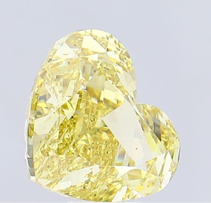 Diamante Cultivado en Laboratorio con Certificación IGI, Corte Corazón de 10.03 CT, Color Amarillo Intenso, Claridad VS2, CVD LG 626430304, ROYAL GEMS para Joyería - Product Image 4