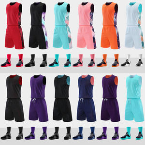 Latest Collection Basketball Uniform for Summer Season Breathable Sublimation Printing Design Your Own Basketball Uniform Set - Product Image 4