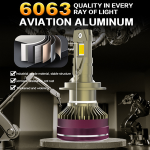 Faro LED K13 de Alta Potencia Doble Color 130W H1 H4 9006 880 con Ventilador de Enfriamiento Tubular Canbus 6000K y 3000K, Faros LED para Coche H4 de 2 Colores - Product Image 6