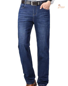Pantalon en jean pour homme, qualité supérieure, dernière collection, délavage laser, plusieurs poches, idéal pour le bureau - Vente flash - Product Image 1