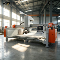 Machine de découpe automatique de pierre, scie à pont CNC 5+1 axes haute précision pour dalles de granit, marbre, quartz et comptoirs