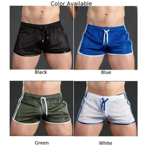 กางเกงวิ่งออกกำลังกายผู้ชาย ผ้ารักษ์โลก กันยับ เอวกลาง แห้งเร็ว ระบายอากาศดี ผ้ายืด/ผ้าฝ้าย ป้องกันรังสียูวี สำหรับออกกำลังกายและฟิตเนส - Product Image 4