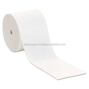 Papel Higiénico Blanco en Rollo, de Pulpa Virgen Micro Core, con Relieve, Seguro para Tanques Sépticos, de Primera Calidad para Uso en Baños - Product Image 1