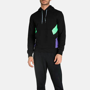 Nouveauté : Sweat à capuche tricoté uni pour homme, coupe classique, 100% coton molletonné, haute qualité, style urbain avec poche, vente en gros - Product Image 5