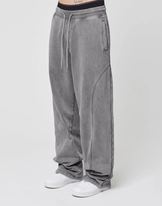Pantalon de jogging ample pour homme, style streetwear, athlétique, tendance, prix abordable, fabrication sur mesure pour l'été - Product Image 2