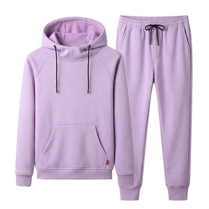 Ensemble de survêtement en coton personnalisé pour hommes, sweat à capuche et pantalon de jogging, vêtements de sport décontractés antistatiques de haute qualité pour l'automne, vente en gros - Product Image 5