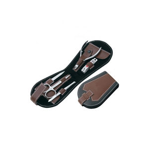 Kit de manucure et pédicure professionnel tout-en-un en acier inoxydable, outils de soin des ongles 5 en 1 : coupe-ongles, pince à cuticules, ciseaux, lime, pincettes - Product Image 5