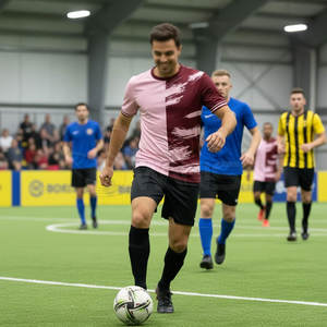 Camiseta de Fútbol de Manga Corta Transpirable de Alta Calidad para Hombre, Talla Grande, con Diseño y Logotipo Personalizados - Product Image 5