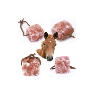 Bloque de Sal Rosa del Himalaya con Cuerda, Cubo Mineral Natural para Ganado y Animales - Product Image 5