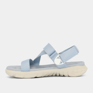 Sandalias Casuales Azul Cielo con Correa de Talón Giratoria, Ligeras, Punta Abierta, Cierre de Velcro, Parte Superior de Nailon, Entresuela de EVA, Modelo SHONDO F6S2534 - Product Image 4