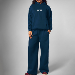 Conjunto Deportivo de Moda Estilo Hip Hop 2025, 100% Algodón, Transpirable, Corte Holgado, Color Liso - Product Image 4