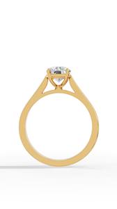 High Quality Eternal Brilliant Round Cut <b>Solitaire</b> Lab Grown Diamond <b>Ring</b> 925 <b>silver</b> Wholesale OEM Fine Jewelry Manufacturer - Product Image 3