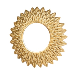 Best Selling Iron <b>Mirror</b> Art <b>Irregular</b> Circular Living Room Metal Frame Wall <b>Mirror</b> Decor Christmas Vintage Luxury Space Casual - Product Image 1
