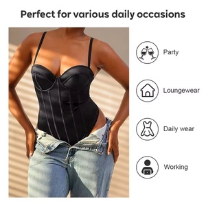 Venta al por mayor de Body personalizado con forma de desgaste de alta compresión Adelgazante Body Plus Size Shape wear Bodysuit Comfy Style Party - Product Image 6