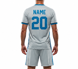 Uniformes de Fútbol Personalizados al por Mayor de Primera Calidad en Tela Transpirable de Secado Rápido de Spandex/Poliéster para Hombre/Unisex - Product Image 5