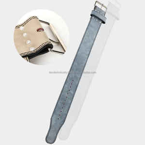Cinturón de Cuero de Vaca para Levantamiento de Pesas, Hebilla Transpirable para Gimnasio, Seguridad para Fitness, Tamaño Personalizable para Hombres y Mujeres - Product Image 4