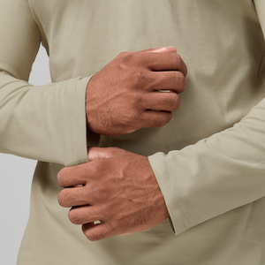 High Quality <b>Mens</b> Skin friendly Breathable Sports Leisure Solid <b>Long</b> Sleeve Cotton Blend <b>Mens</b> <b>T</b> <b>Shirt</b> - Product Image 6