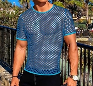 Camiseta de Malla Transparente de Alta Calidad Premium, Ajustada, para Gimnasio, Fitness y Entrenamiento - Product Image 6