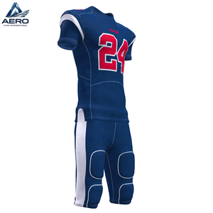 Uniforme Deportivo Personalizable con Sublimación, Tela de Alto Rendimiento que Absorbe la Humedad, Precio al por Mayor, Uniforme Americano para Adultos - Product Image 6