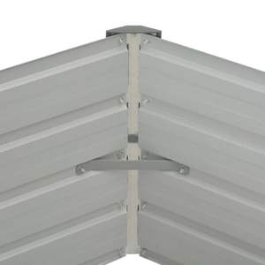 Bac à fleurs surélevé en acier galvanisé anthracite, pots et jardinières de qualité supérieure - Product Image 5