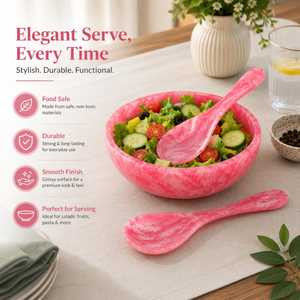 Cubertería de Resina Única Hecha a Mano, Juego de Cucharas de Resina Indias para Cocina y Hoteles, Servicio Comercial - Product Image 5