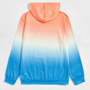 Sweat-shirt à capuche tie-dye personnalisé, vente en gros d'usine, pull oversize premium en molleton de coton épais, effet vintage délavé - Product Image 6