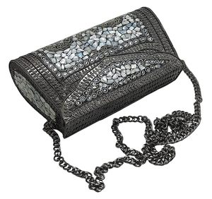 Pochette en laiton abordable, sac de soirée de créateur pour femme, idéal pour les fêtes, mariages et occasions festives – Pochette en laiton de qualité supérieure - Product Image 5