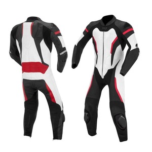 Combinaisons de moto en cuir coupe-vent sur mesure, prix de gros, grandes tailles, pour la course automobile et le sport - Product Image 2