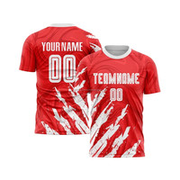 Camiseta de Fútbol Sublimada Personalizada, Negra con Bandera de EE. UU., Manga Corta, Absorbe la Humedad, Corte Regular, Unisex para Adultos, Nombre y Número del Equipo