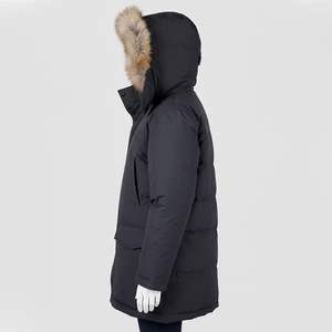 Veste d'hiver pour homme de haute qualité, chaude, coupe-vent, en fourrure véritable, style classique, vente en gros, manteau d'extérieur canadien - Product Image 2