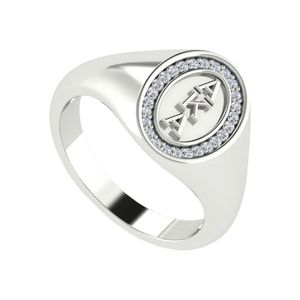 Anillo de Plata de Ley con Forma Ovalada para Mujer, Joyería de Cristal con Circonita Cúbica, Anillo Elegante, Accesorio de Moda, Regalo, Uso Diario - Product Image 5