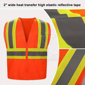 Gilet de travail robuste, coupe confortable avec poches de rangement fonctionnelles pour l'entretien industriel et les travaux en extérieur - Product Image 4