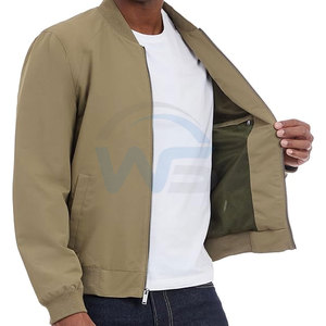 High Quality Winter Stand Collar Bomber <b>Jacket</b> Premium Quality Elegant Style <b>Fleece</b> <b>Lining</b> Breathable for Outdoor Street Wear - Product Image 2