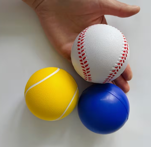 HAWK SPORTS INDUSTRIES PU Medicine <b>Ball</b> White with Red Stitching Cute Soft Toy Portable Exercise Equipment for Fitness <b>Training</b> - Product Image 2