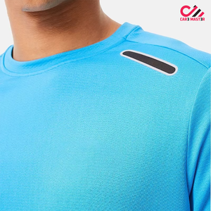 ชุดเซ็ตเสื้อยืดและกางเกงขาสั้นผ้าฝ้าย 100% คุณภาพสูงสำหรับผู้ชายไซส์ใหญ่ ลายทางแบบสั่งทำพิเศษ ระบายอากาศได้ดี เหมาะสำหรับฤดูร้อน - Product Image 4