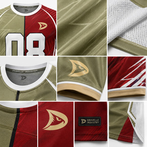 เสื้อเจอร์ซีย์คอร์นโฮลผู้ชาย ระบายอากาศได้ดี ผลิตจากผ้าตาข่าย สำหรับทีมแข่งขัน ออกแบบลายพิมพ์ตามสั่ง เหมาะสำหรับการแข่งขันกีฬา - Product Image 6