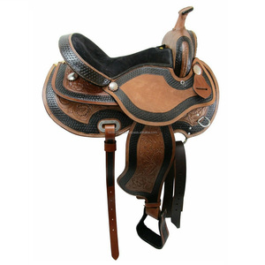 Selle de cheval antique sculptée de haute qualité, en cuir véritable fait à la main, pour le plaisir de l'équitation western, disponible en prix de gros - Product Image 6